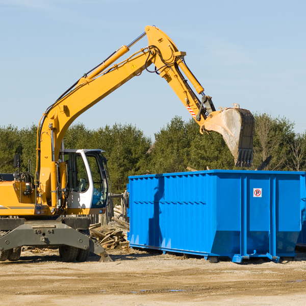 are there any restrictions on where a residential dumpster can be placed in Westmoreland County Virginia